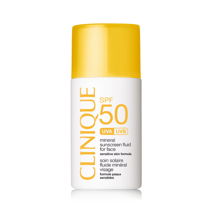 Clinique (SPF50) Mineral Sunscreen Fluid for Face, Broad Spectrum Daily UV Protection, 30ml