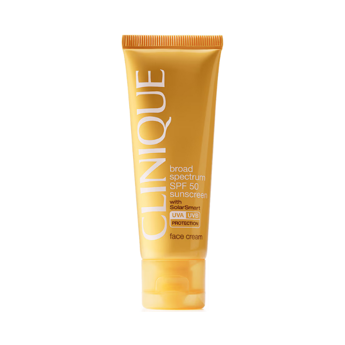 Clinique Broad Spectrum (SPF50) Sunscreen Face Cream, High UV Protection with Antioxidants, 50ml