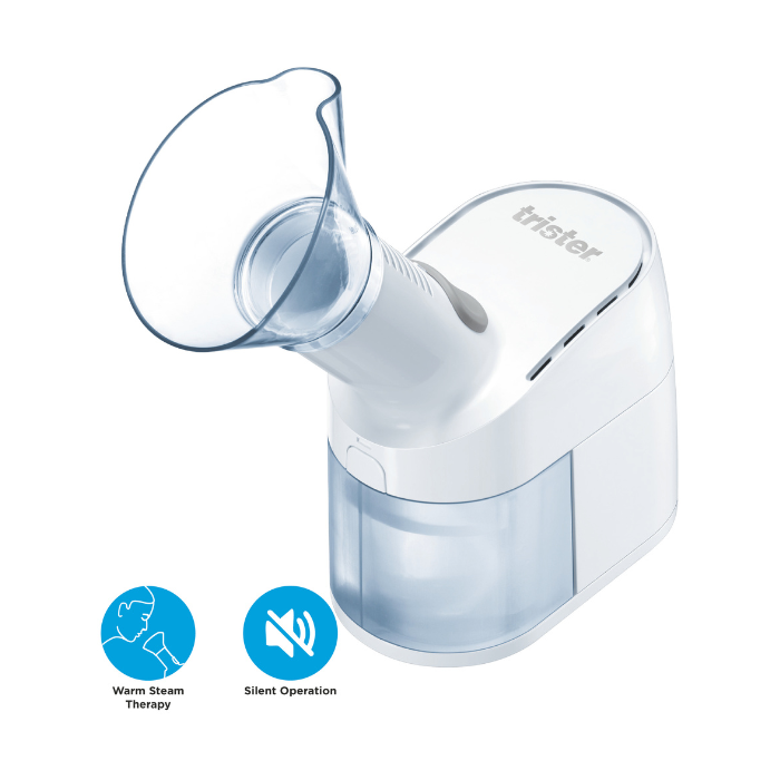 Trister Steam Vaporiser with Adjustable Steam Intensity for Cold, Cough & Sinus Relief, TS 582SV